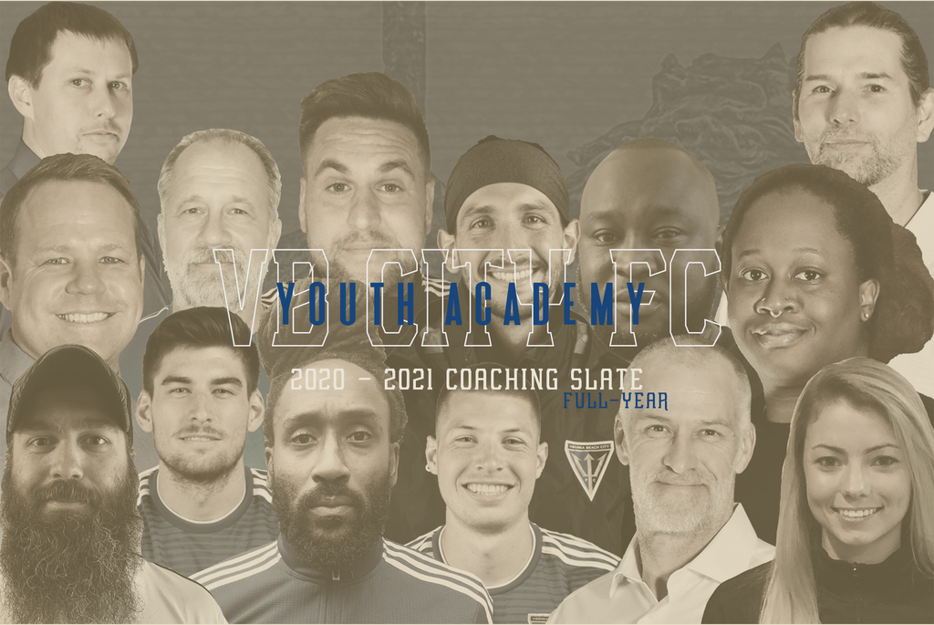 2020 Virginia Beach City FC Youth Academy Coaching Slate